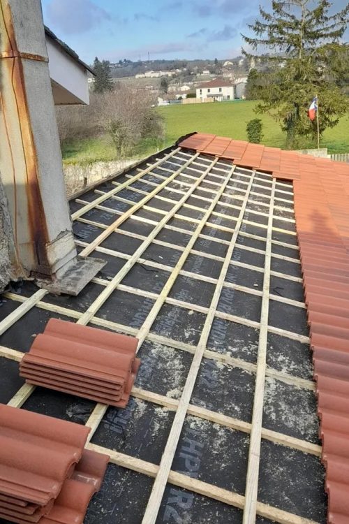 Travaux de toiture - El Toiture Couvreur &agrave; Dom&eacute;rat